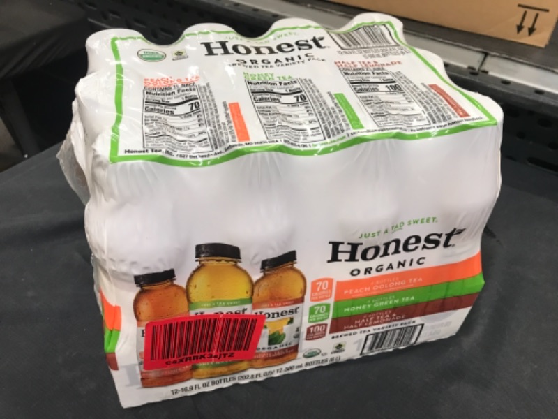 Photo 2 of 12pcs Honest Tea Variety Pack Bottles - 16.9 oz---exp date 10/2022