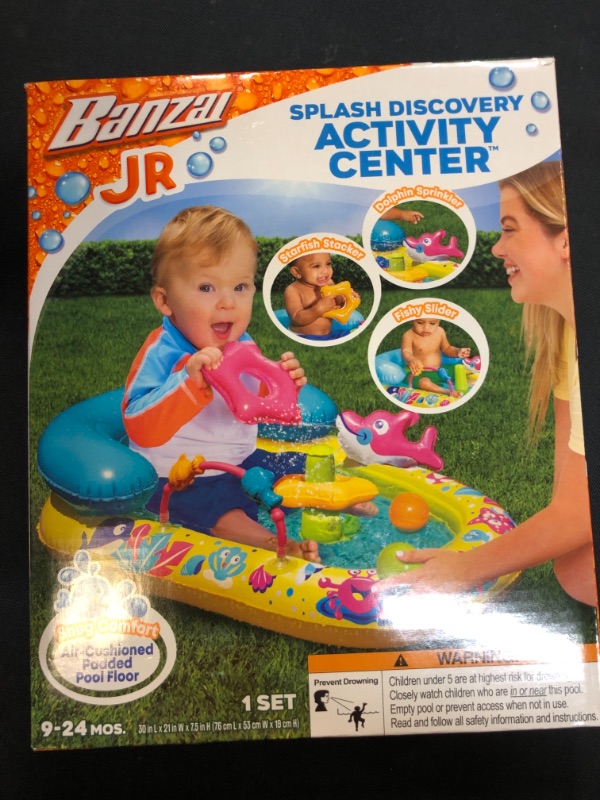 Photo 2 of BANZAI Jr. Splash Discovery Activity Center Water Play Set - 9-24 Months
