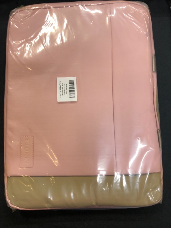 Photo 1 of Laptop Bag for Women Men, 15.6 Inch Laptop Computer Bag, Water Resistant Anti Theft Leather Briefcases Laptop Case
