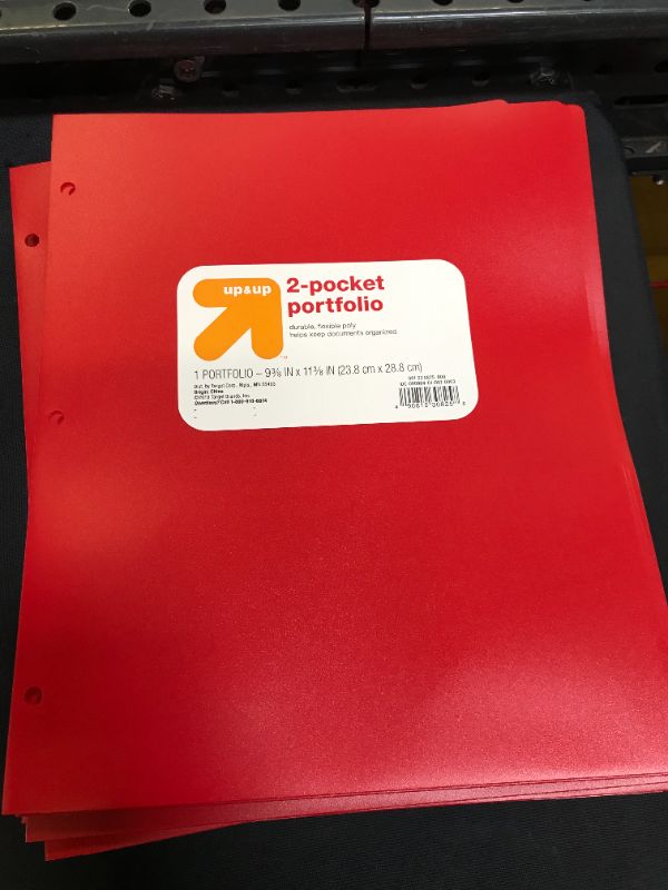 Photo 1 of 50 PACK OF 2 POCKET PORTFOLIO WITH/WITHOUT PRONGS 