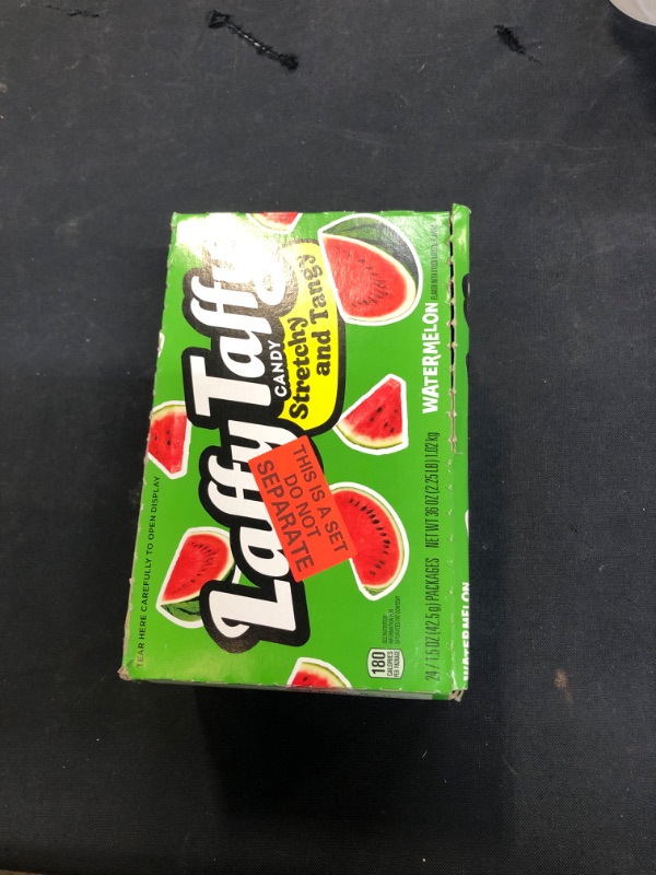 Photo 2 of Wonka Laffy Taffy Watermelon 1.5 oz ( pack of 24 ) EXP DEC 21/22
