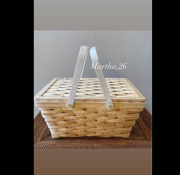 Photo 1 of  1ct Picnic Basket / rectangle 2PACK