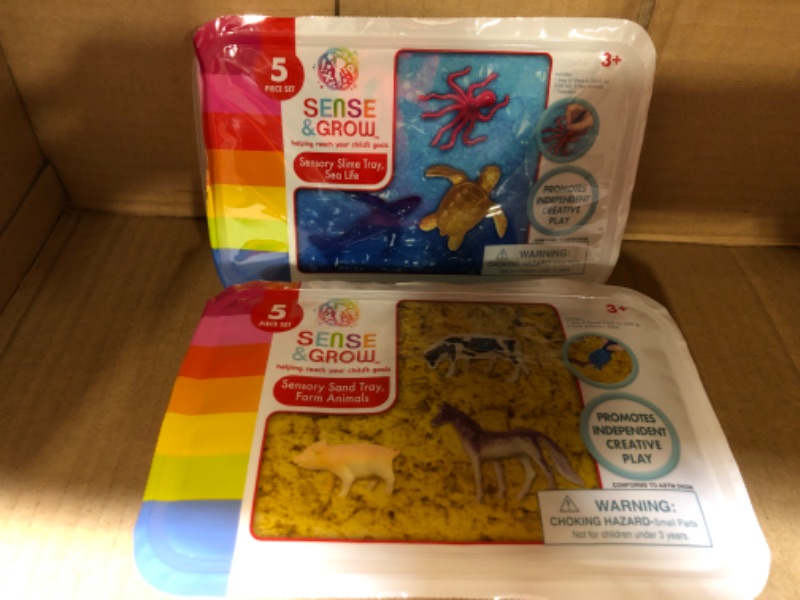 Photo 4 of 2 pack Set Sense & Grow Simulation Farm/Seal  Animal Life Kit Educational Toys for Kids 3+Older 
