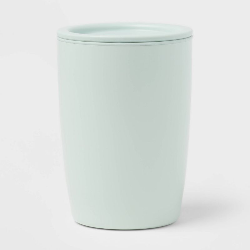 Photo 1 of 14oz Travel Coffee Mug (Interior Plastic with Stainless Steel Exterior) Green - Room Essentials™
