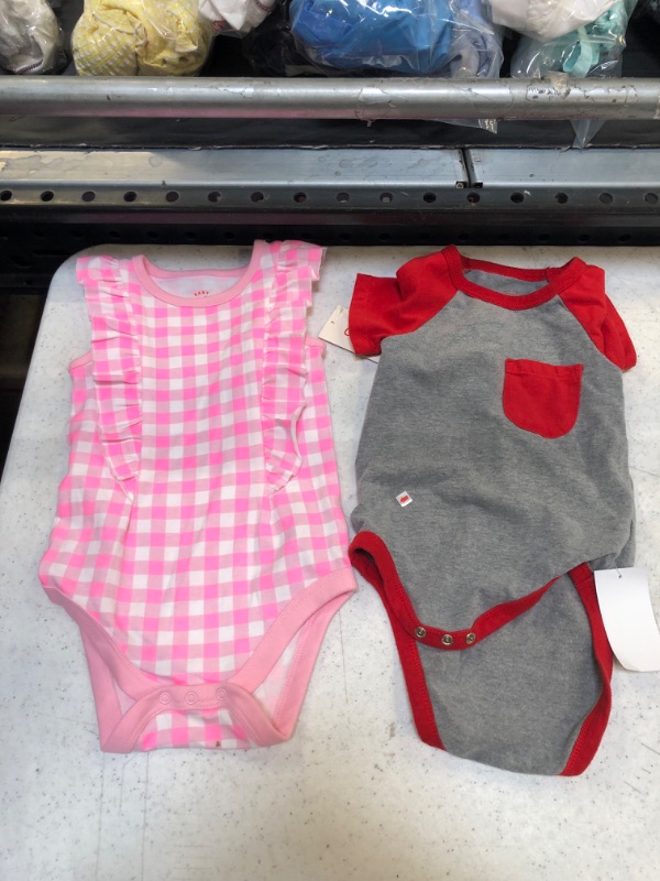 Photo 1 of 2PC LOT, BABY BODYSUITS 12M