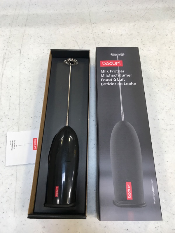 Photo 2 of Bodum Schiuma Milk Frother - Black