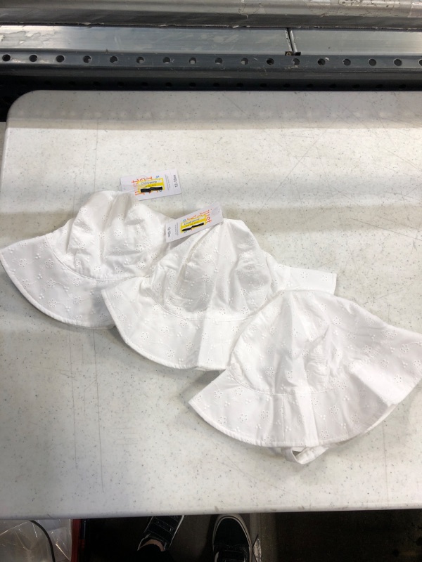 Photo 1 of Carter's Just One You® Baby Girls' Eyelet Swim Hat -3 PK- SIZE 12-18 M
