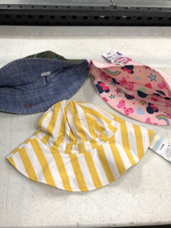 Photo 2 of 3PK MISC BUCKET HATS FOR TODDLERS