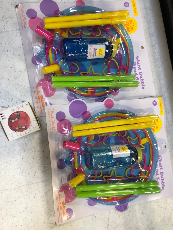 Photo 1 of 2 COUNT Giant Bubble Wand 2pk - Sun Squad