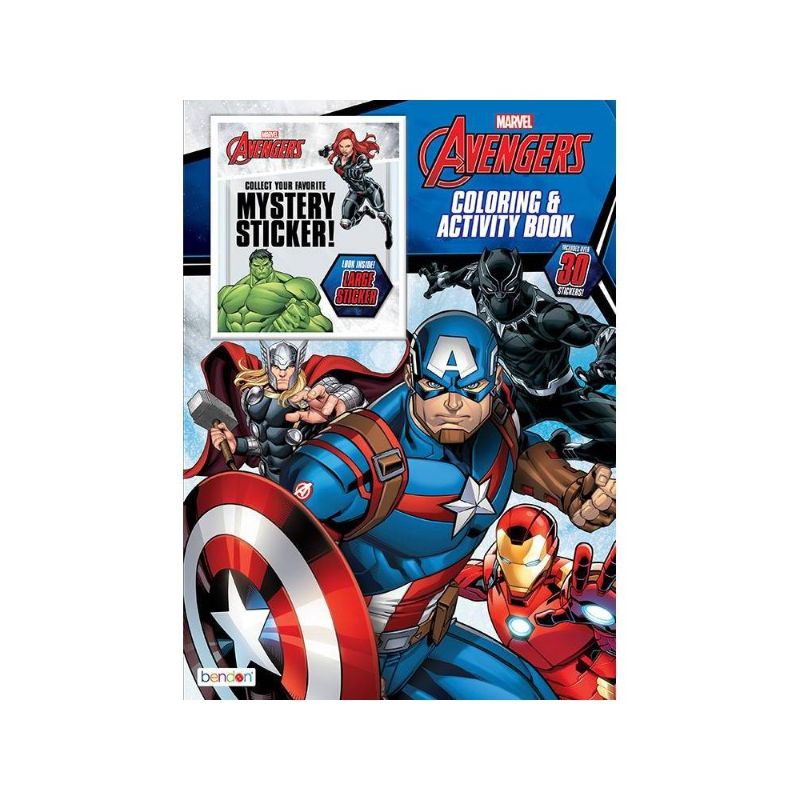 Photo 1 of 2 COUNT Marvel Avengers Mystery Sticker Book