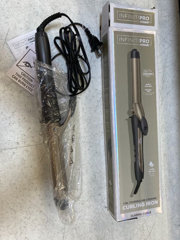Photo 3 of Conair InfinitiPro by Conair Digital Curling Iron - 1"

