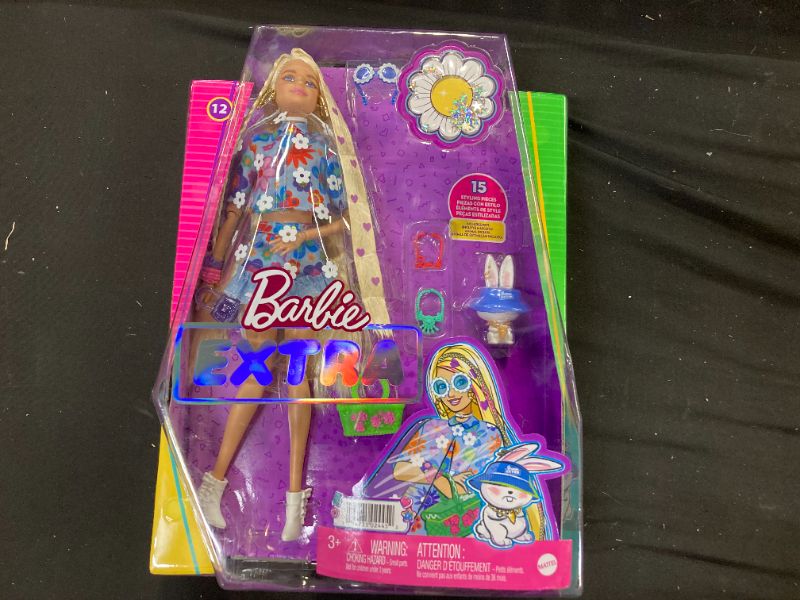 Photo 2 of Barbie Extra Doll and Pet, 7 Piece Set 