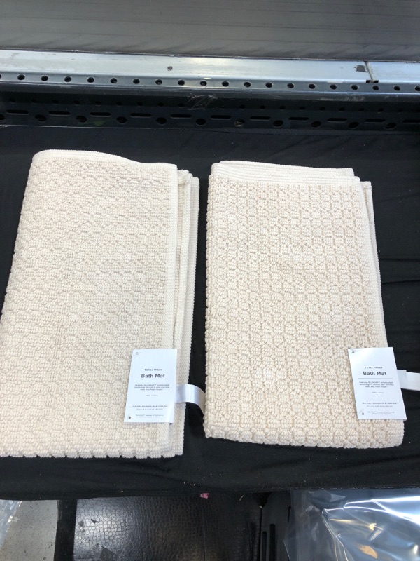 Photo 2 of 22"x60" Performance Cotton Reversible Bath Runner - Threshold™ ( 2 PACK ) 
