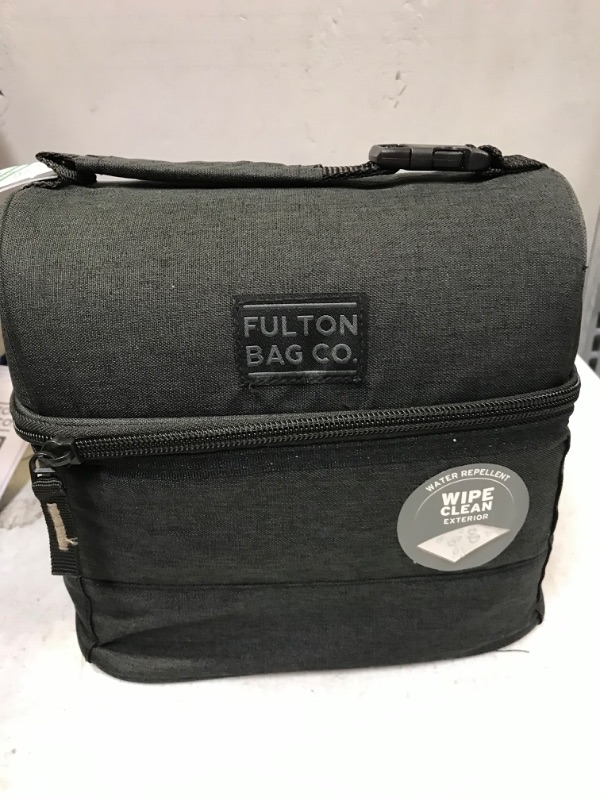 Photo 2 of Fulton Bag Co. Bucket Lunch Bag - Black