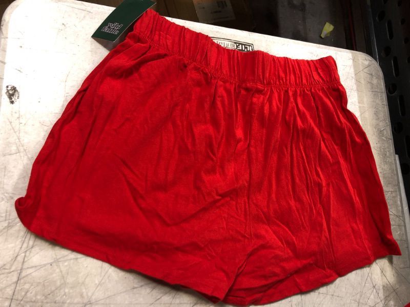 Photo 2 of High-Rise Pull-On Shorts - Wild Fable Red L
