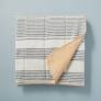 Photo 1 of  Allover Stripe Summer Picnic Blanket Gray/Gold/Cream - Hearth & Hand with Magnol