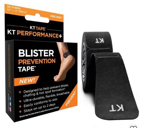 Photo 1 of 2---KT Tape - Blister Prevention Tape Roll, Black, 30 Strips
