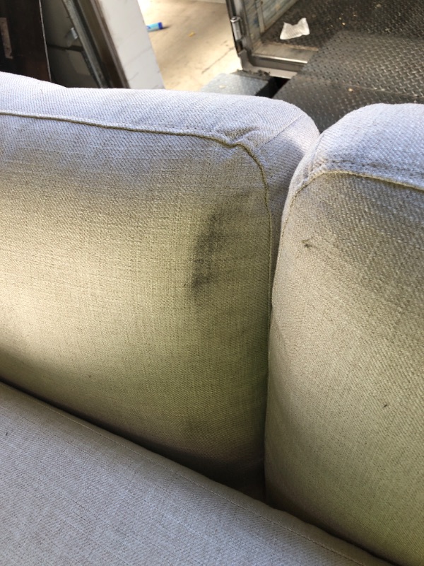 Photo 3 of  Convertible Sectional Sofa, L Shaped Couch with Linen Fabric----very dirty from shipping intense cleaning needed 