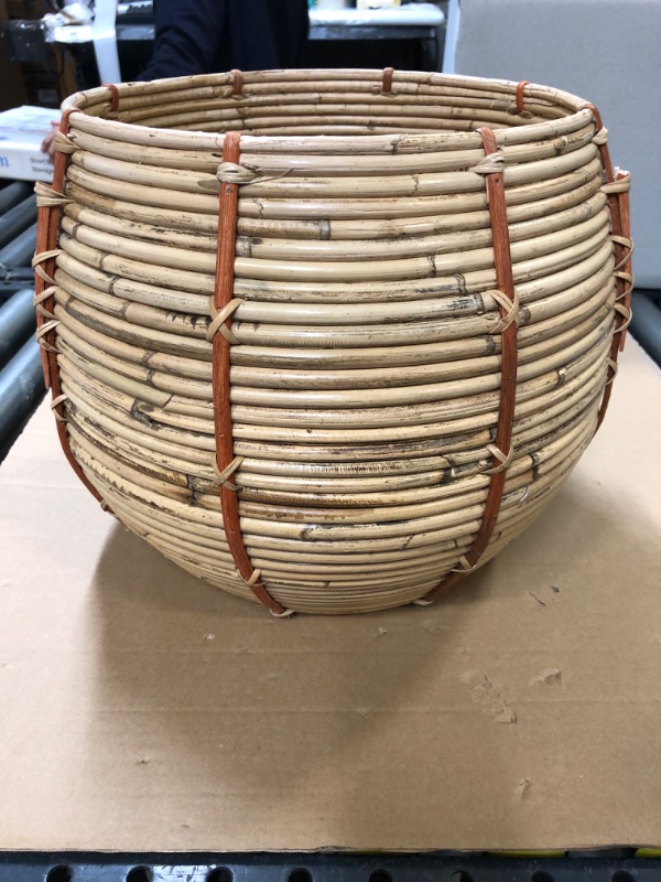 Photo 1 of  Jungalow Handcrafted Rattan Basket