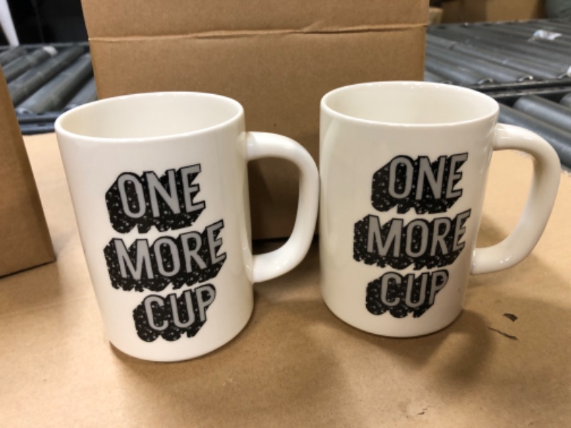 Photo 2 of 16oz Stoneware One More Cup Mug - Room Essentials--2pcs