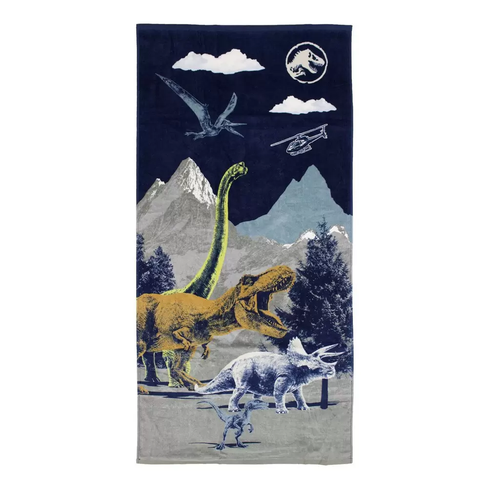 Photo 1 of Beach Towel Blue - Jurassic World