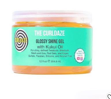 Photo 1 of 2---CurlDaze Shine Gel with Kukui - 12 fl oz

