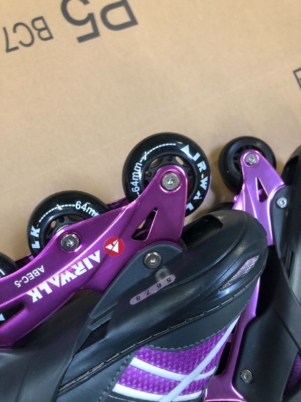 Photo 3 of Airwalk Youth Inline Skate - Plum Purple 5-8

