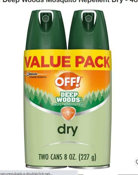 Photo 1 of 2---OFF! Deep Woods Mosquito Repellent Dry - 4oz

