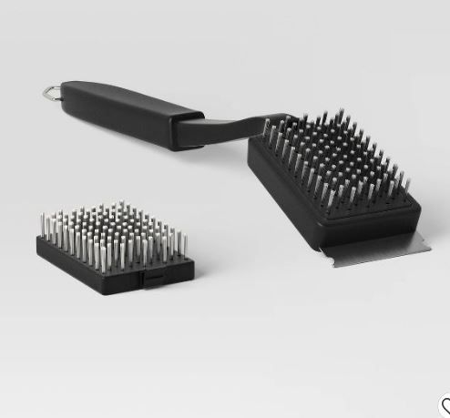 Photo 1 of 4--Tough Grill Brush Black - Room Essentials™

