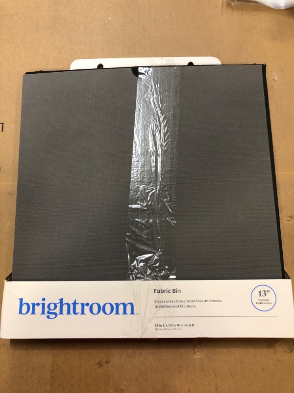 Photo 1 of 13" x 13" Fabric Bin - Brightroom™