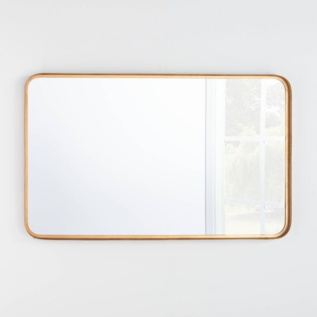 Photo 1 of 24" x 36" Rectangular Decorative Mirror with Rounded Corners - Threshold™ designed with Studio McGee