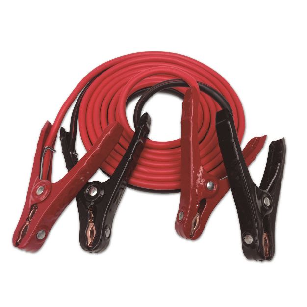 Photo 1 of 12ft 8 Gauge Booster Cables Red - Justin Case ---- PACK OF 2