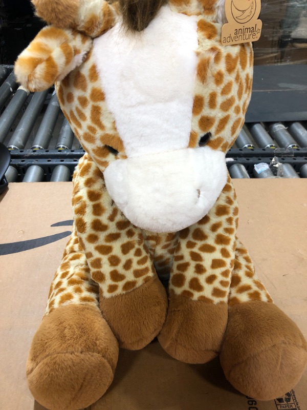 Photo 2 of Animal Adventure Wild Jungle Jumbo Giraffe Stuffed Animal