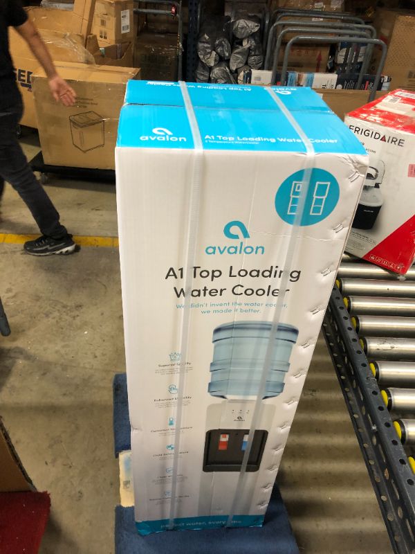 Photo 3 of Avalon 3-5 Gallon White Top Loading Hot & Cold Water Cooler Dispenser (A2TLWATERCOOLER)----factory sealed 