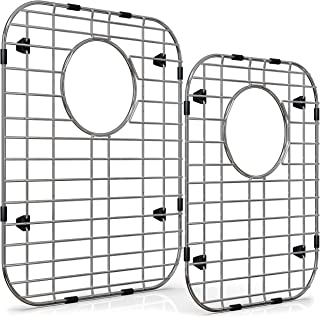 Photo 1 of 13x16 and 11.26x14.5 Sink Protectors for Kitchen Sink - Sink Bottom Grid - Stainless Steel Sink Protector - Sink Grate for Bottom of Kitchen Sink - Kitchen Sink Rack - 2 Pack Set, No Box Packaging, Moderate Use, Scratches and Scuffs on item

