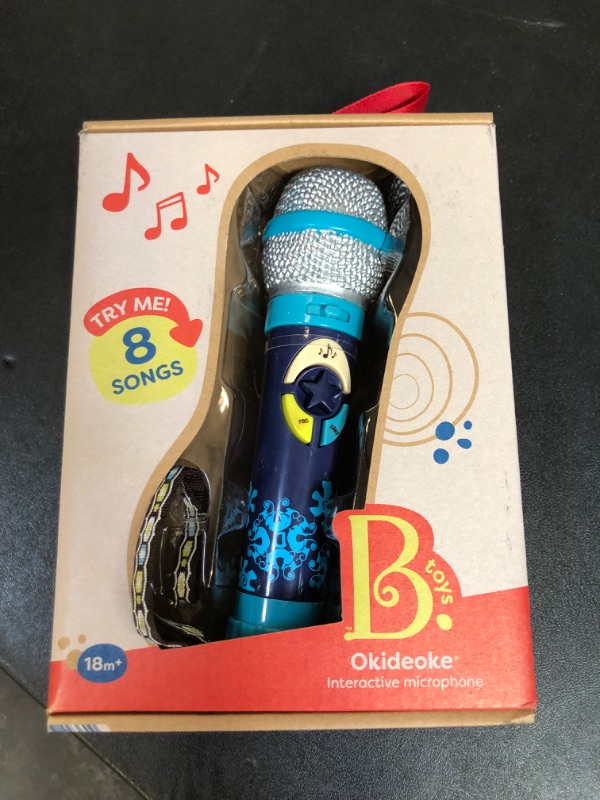Photo 2 of B. toys Toy Karaoke Microphone - Okideoke



