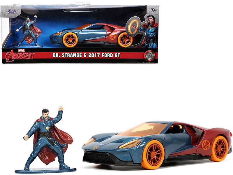 Photo 1 of 2017 Ford GT and Doctor Strange Diecast Figurine Avengers Marvel Series
