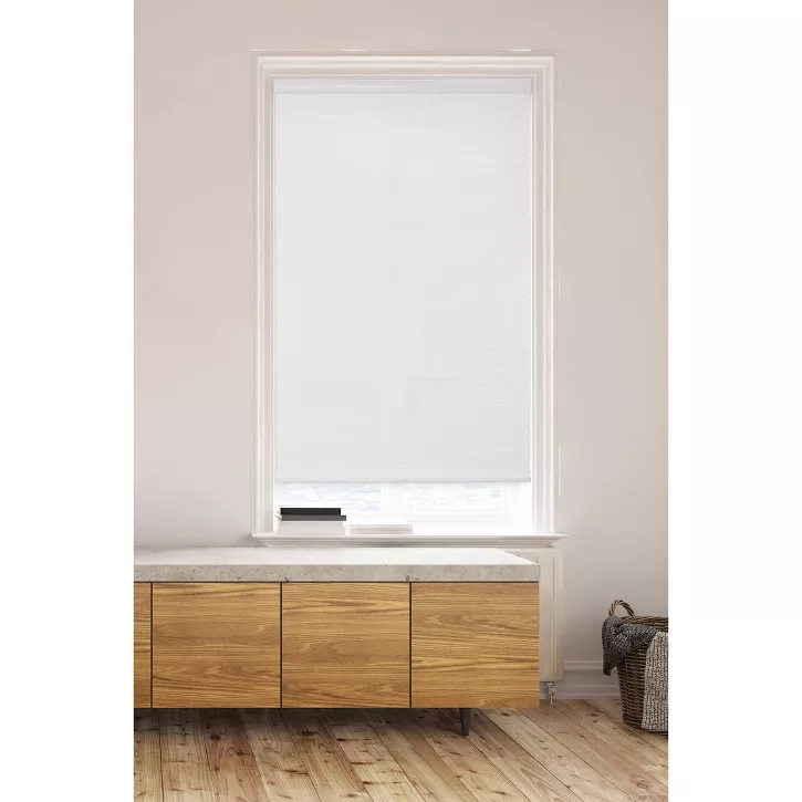 Photo 1 of 1pc Light Filtering Cordless Cellular Window Shade White - Lumi Home Furnishings -- 23" x 72"


