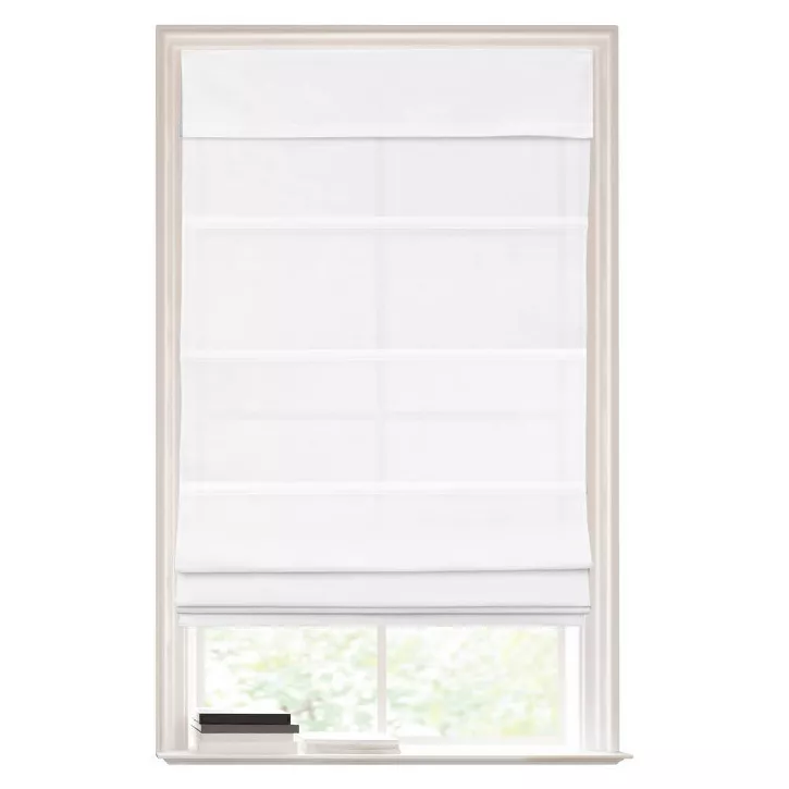 Photo 1 of 1pc Light Filtering Cordless Cellular Window Shade White - Lumi Home Furnishings -- 30" x 64" 


