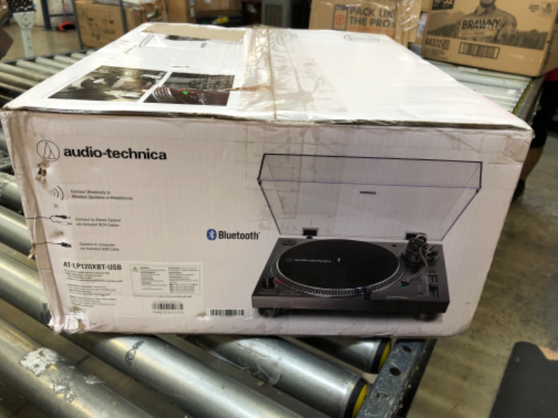 Photo 1 of Audio-Technica AT-LP120XBT-USB-BK Wireless Direct-Drive Turntable