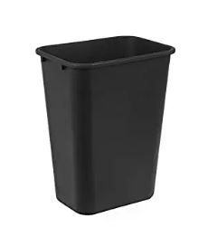 Photo 1 of AmazonCommercial 10 Gallon Commercial Office Wastebasket, Black, 1-Pack B08PDTS
