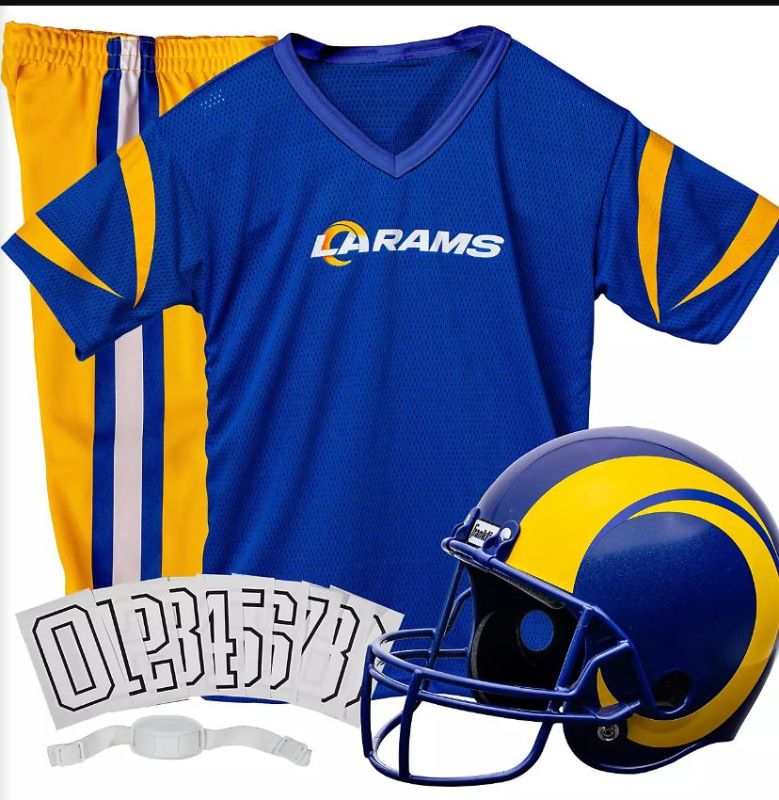 Photo 1 of Youth Franklin Sports Los Angeles Rams Deluxe Uniform Set SIze M
