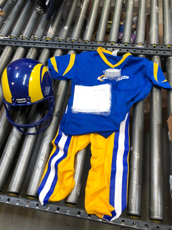 Photo 2 of Youth Franklin Sports Los Angeles Rams Deluxe Uniform Set SIze M
