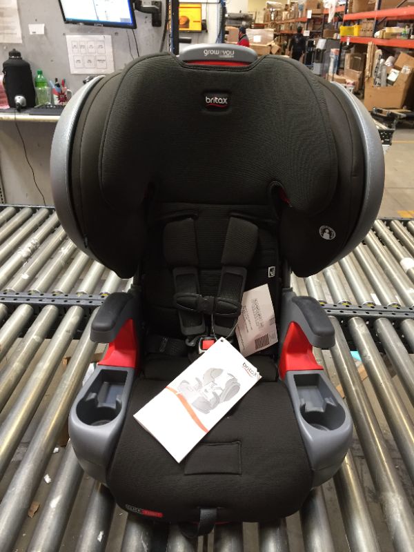 Photo 2 of Britax Grow With You ClickTight Plus SafeWash Harness-2-Booster Car Seat Black