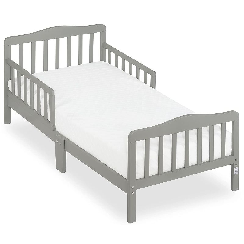 Photo 1 of Dream On Me Classic Design Toddler Bed, Cool Grey