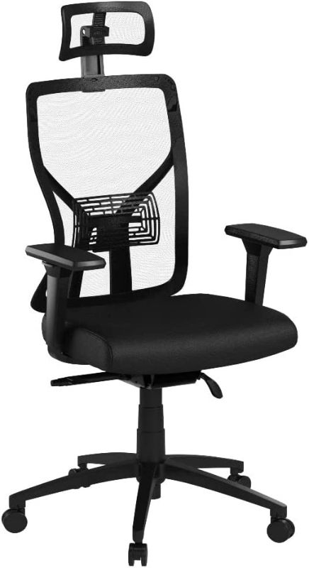 Photo 1 of Ergonomic Office Chair,MOLENTS Rolling Desk Chair Adjustable Computer Chair with Seat Slider, Adjustable Lumbar Support,Headrest,3D Armrest, 3 Position Tilt-Lock,Comfortable Mesh Back for Gaming,Home *** ITEM HAS LOOSE HARDWARE ***

