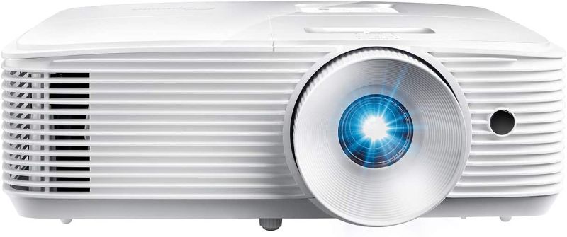 Photo 1 of Optoma HD28HDR 1080p Home Theater Projector for Gaming and Movies | Support for 4K Input | HDR Compatible | 120Hz refresh rate | Enhanced Gaming Mode, 8.4ms Response Time | High-Bright 3600 lumens  *** ITEM TURNED ON BUT WAS NOT TESTED FOR FUNCTIONALITY *