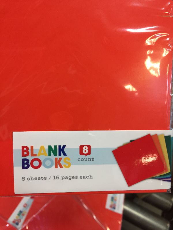 Photo 1 of COLOR BLANK BOOKS 12PACKS- 96 SHEETS IN TOTAL  