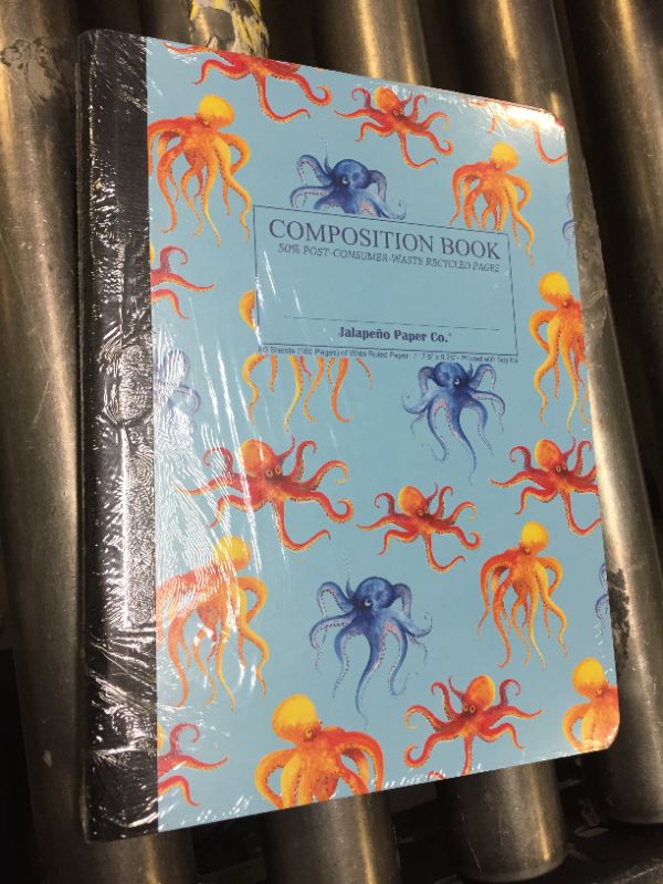 Photo 3 of 3pack composition notebooks in various designs.