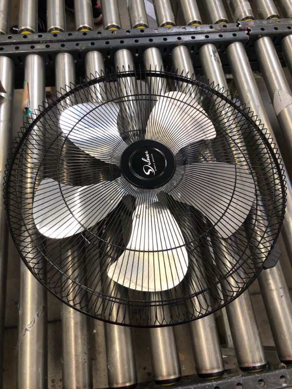 Photo 1 of 18inch Wall-Mount Fan (Part number: HIFANXWALLMOUNTPRO18RC), MISSING WALL MOUNT PIECE, LOOSE HARDWARE